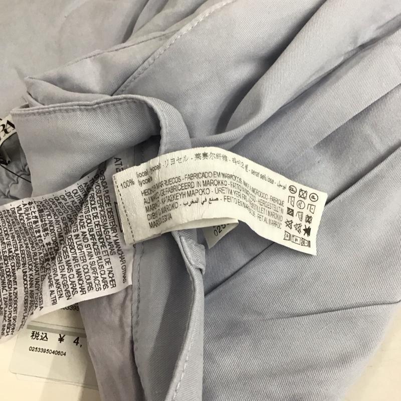 ザラ ZARA パンツ スラックス タグ付 L 無地 水色 / ライトブルー / レディース USED 古着 中古 10151091