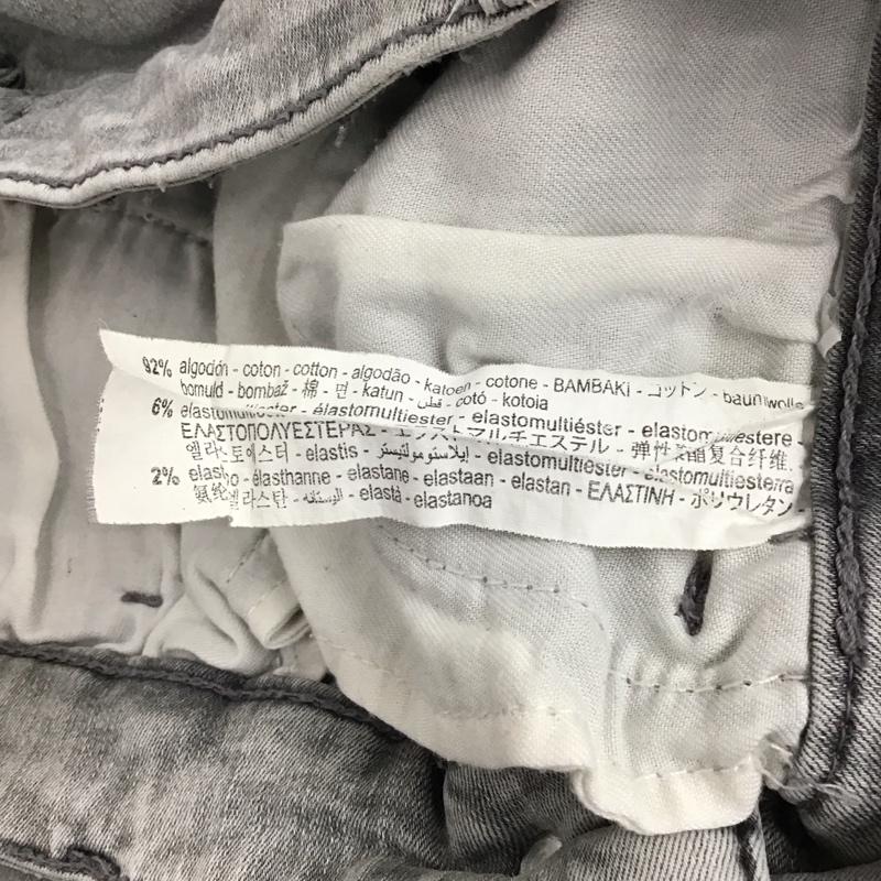 ザラ ZARA パンツ デニム、ジーンズ 38 無地 灰 / グレー / レディース USED 古着 中古 10151099