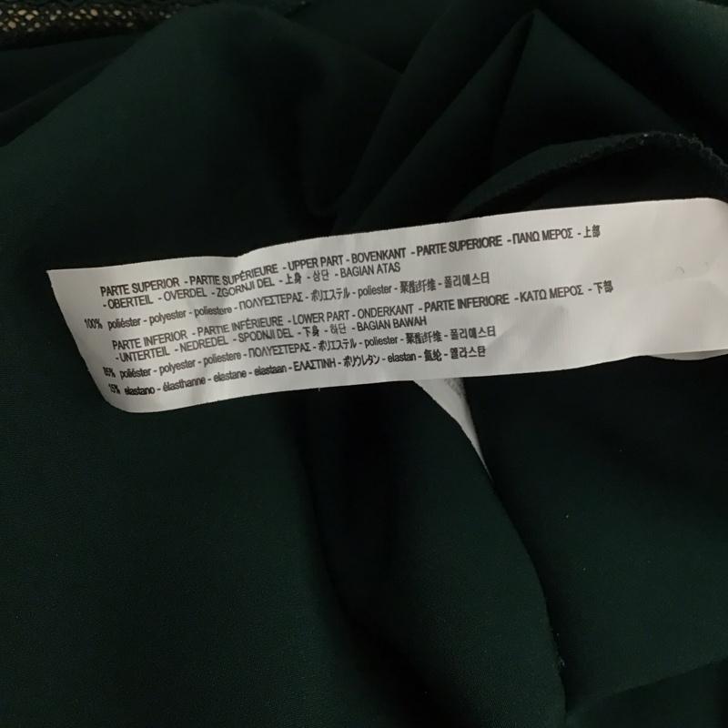 ザラウーマン ZARA WOMAN ワンピース ひざ丈スカート XS 無地 緑 / グリーン / レディース USED 古着 中古 10151108
