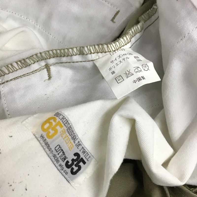 ディッキーズ Dickies パンツ ワークパンツ、ペインターパンツ ワークパンツ ワイドパンツ カジュアルパンツ 28インチ 無地 ベージュ / ベージュ / メンズ USED 古着 中古 10151135