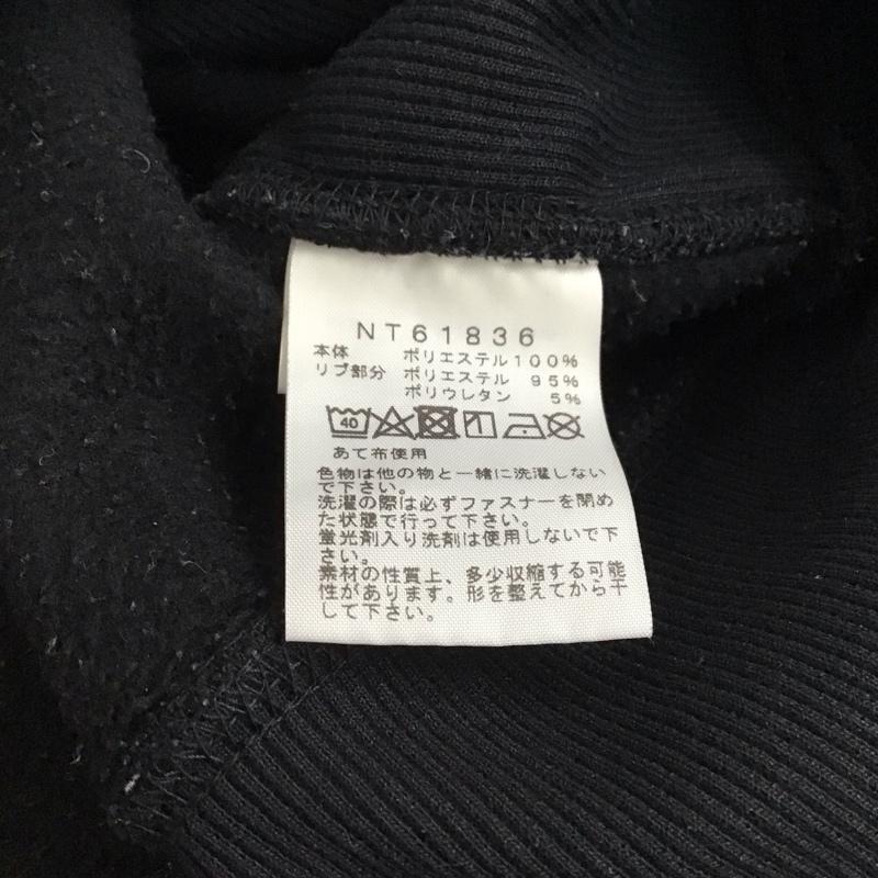 ザノースフェイス THE NORTH FACE パーカー 長袖 nt61836 ジップアップパーカー M ロゴ、文字 黒 / ブラック / メンズ USED 古着 中古 10151153