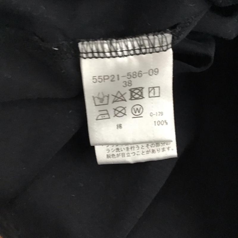 ブルーレーベル・クレストブリッジ BLUE LABEL CRESTBRIDGE カットソー 長袖 38 ロゴ、文字 X プリント 黒 / ブラック / レディース USED 古着 中古 10151200
