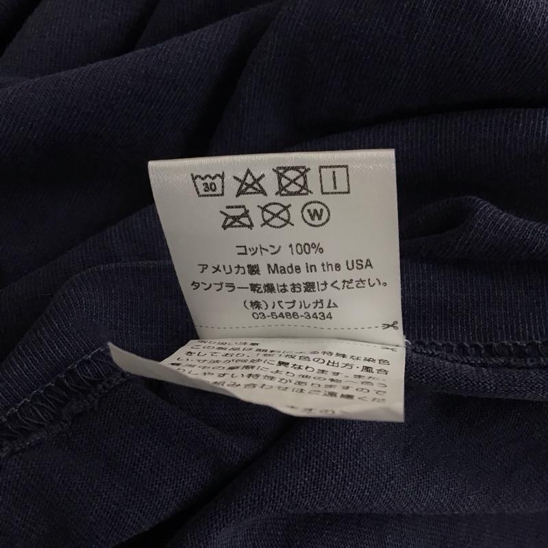 ブラックミーンズ blackmeans Tシャツ 半袖 半袖カットソー プリントTシャツ クルーネックカットソー mine 3 ロゴ、文字 紺 / ネイビー / メンズ USED 古着 中古 10151295