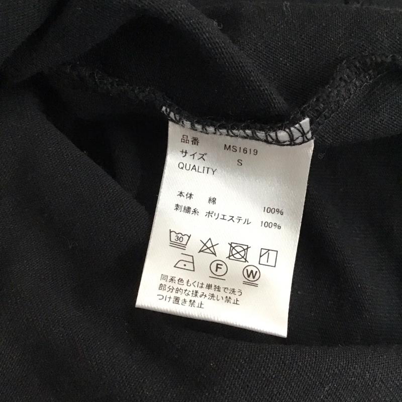 マイシュガーベイブ My Sugar Babe Tシャツ 半袖 半袖カットソー プリントTシャツ クルーネックカットソー S 無地 黒 / ブラック / black レディース USED 古着 中古 10151413