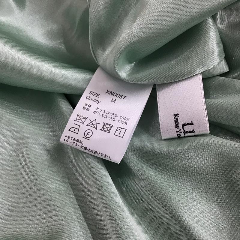 ユアーズ ur s スカート ロングスカート ロングスカート プリーツスカート フレアスカート M 無地 薄緑 / ライトグリーン / レディース USED 古着 中古 10151418