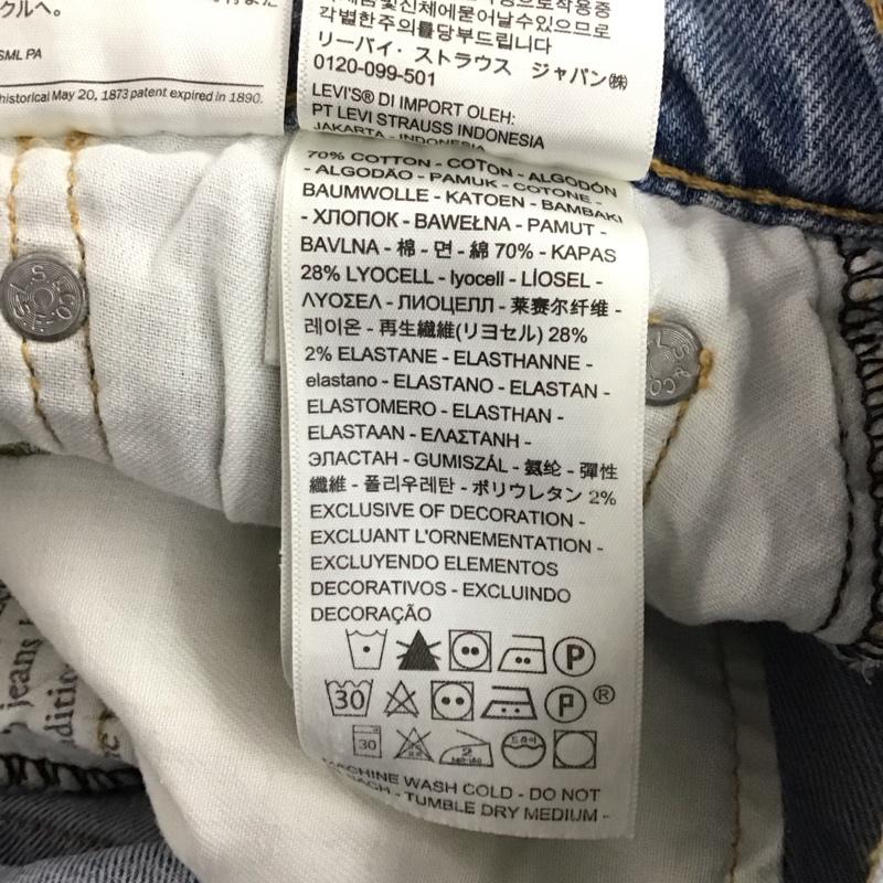 リーバイストラウスアンドコー Levi Strauss & co. パンツ デニム、ジーンズ デニムパンツ スリムパンツ カジュアルパンツ ストレッチパンツ 30インチ 無地 インディゴ / インディゴ / Indigo メンズ USED 古着 中古 10151599
