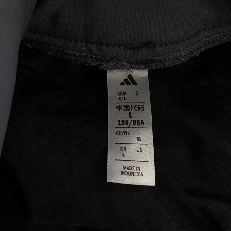 アディダス adidas パンツ ワークパンツ、ペインターパンツ kl8281 RUNウーブンパンツ スポーツウェア XL ロゴ、文字 黒 / ブラック / black メンズ USED 古着 中古 10151601