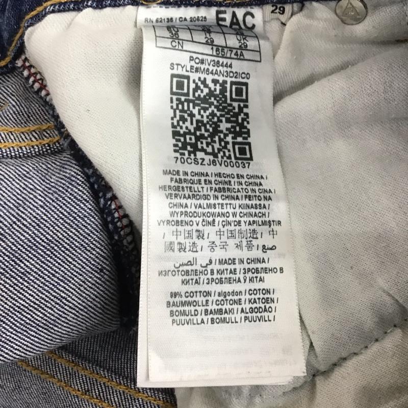 ゲス Guess パンツ デニム、ジーンズ デニムパンツ スリムパンツ カジュアルパンツ ストレッチパンツ 29インチ 無地 インディゴ / インディゴ / Indigo メンズ USED 古着 中古 10151604