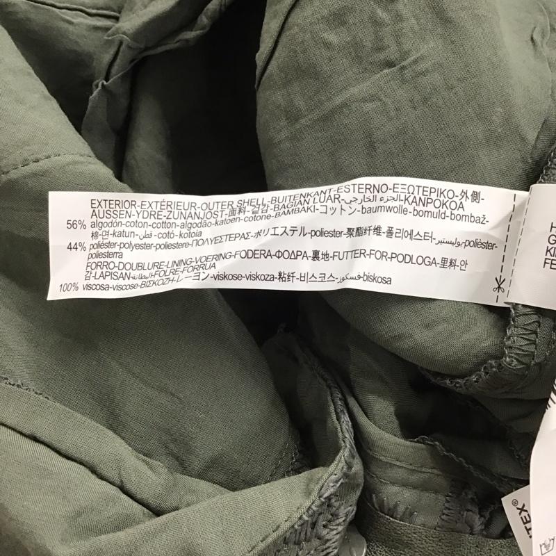 ザラ ZARA パンツ ワークパンツ、ペインターパンツ ワイドパンツ カジュアルパンツ ワークパンツ M 総柄 カーキ / カーキ / khaki レディース USED 古着 中古 10151713