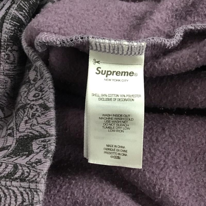 シュプリーム Supreme パーカー 長袖 24FW LibertyHoodedSweatshirt XL プリント 紫 / パープル / purple メンズ USED 古着 中古 10151735