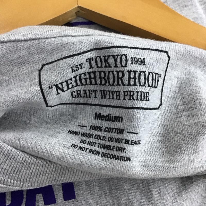 ネイバーフッド NEIGHBORHOOD Tシャツ 半袖 半袖カットソー プリントTシャツ クルーネックカットソー M プリント 灰 / グレー / gray メンズ USED 古着 中古 10151737