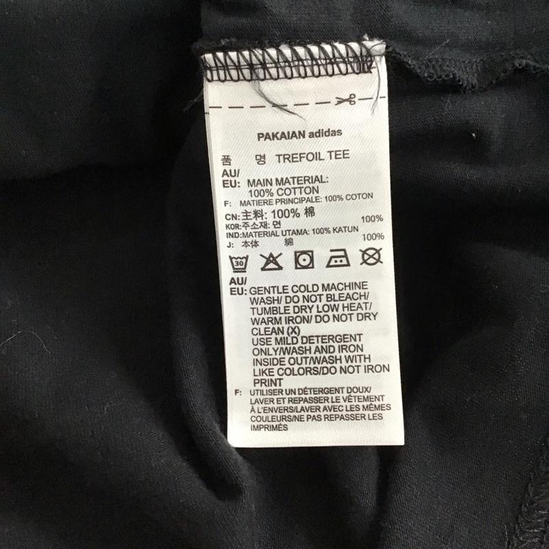 アディダス adidas Tシャツ 半袖 cd6825 半袖カットソー プリントTシャツ M プリント 黒 / ブラック / black メンズ USED 古着 中古 10151757