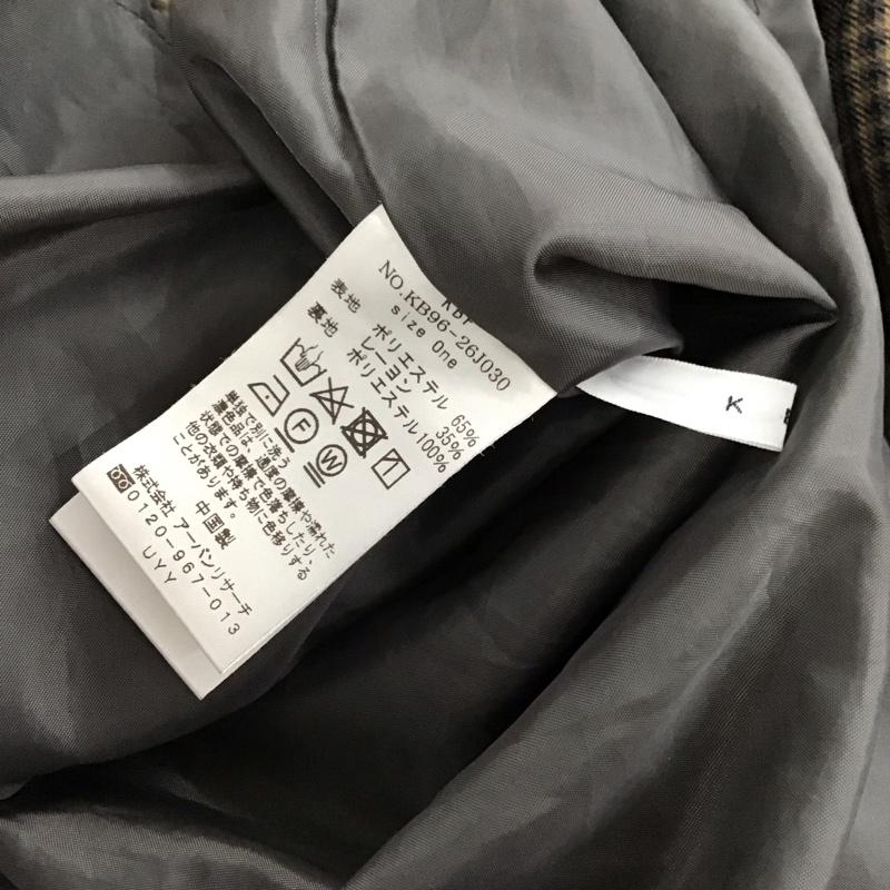 ケービーエフ KBF ワンピース ロングスカート kb96-26j030 BIGプリーツジャンパースカート ONE SIZE チェック マルチカラー / マルチカラー / multicolor レディース USED 古着 中古 10151828