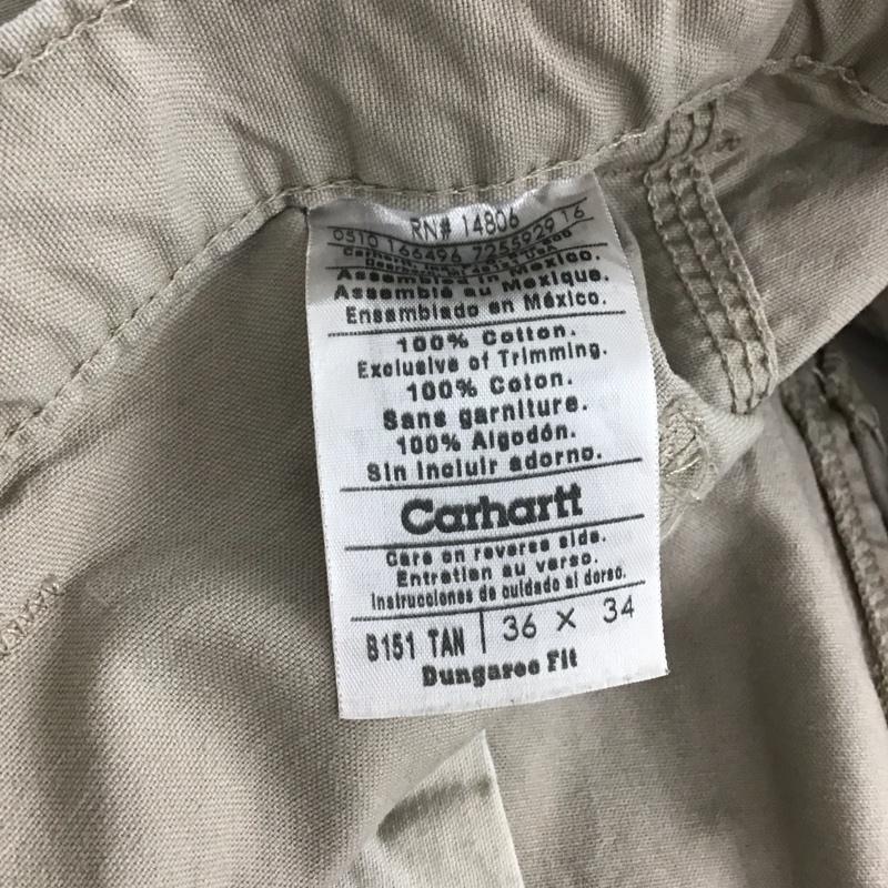 カーハート Carhartt パンツ ワークパンツ、ペインターパンツ ワークパンツ ワイドパンツ カジュアルパンツ カーゴパンツ 36 ロゴ、文字 灰 / グレー / gray メンズ USED 古着 中古 10151937