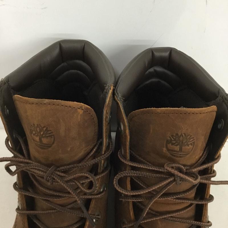 ティンバーランド Timberland ブーツ ショートブーツ TB1A1H8Q855 アルバーン 6インチ レースアップ ウォータープルーフ ブーツ 26.5cm 26.5cm ワンポイント 茶 / ブラウン / brown メンズ USED 古着 中古 10151966
