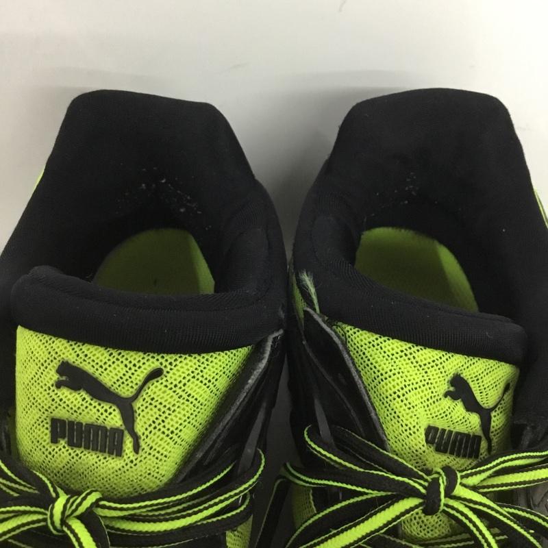 プーマ PUMA スニーカー スニーカー 361340 03 BLAZE TECH MESH 26.5cm 26.5cm ロゴ、文字 黒 / ブラック / black X 黄 / イエロー / yellow メンズ USED 古着 中古 10151993