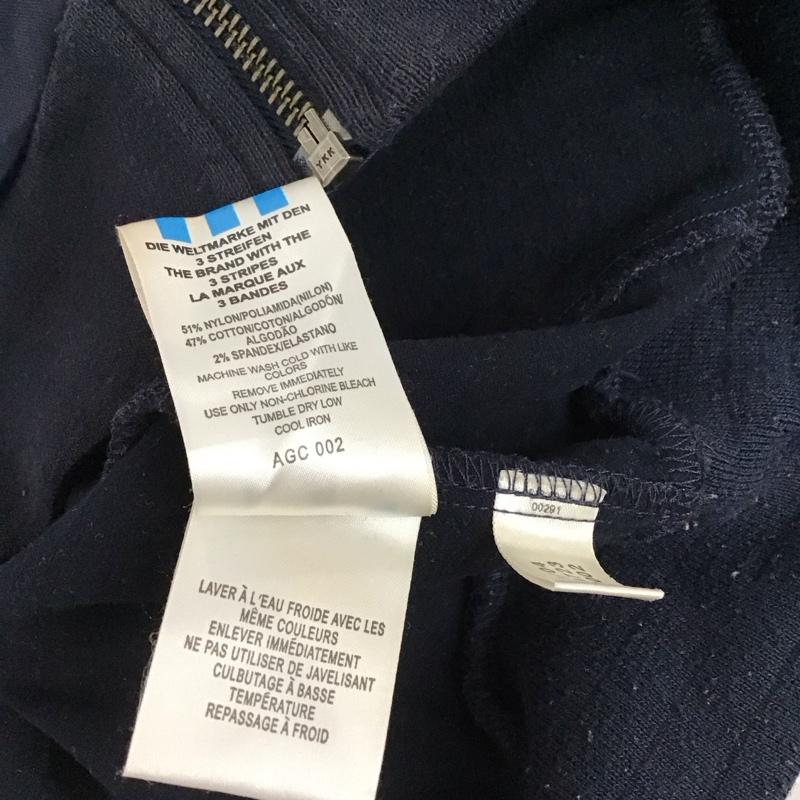 アディダス adidas ジャケット、上着 ジャンパー、ブルゾン ジップアップジャケット アウター 古着 00s M ロゴ、文字 紺 / ネイビー / navy メンズ USED 古着 中古 10152000