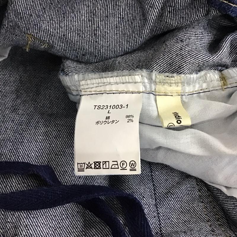 スタディオクリップ studio CLIP パンツ デニム、ジーンズ L 無地 インディゴ / インディゴ / Indigo レディース USED 古着 中古 10152064