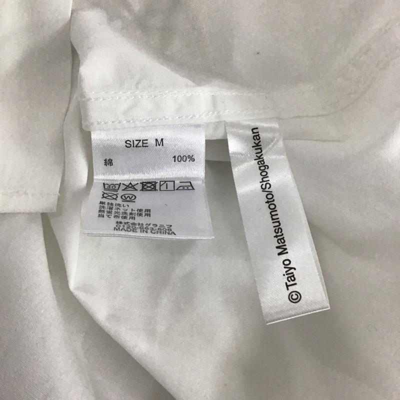 グラニフ graniph シャツ、ブラウス 長袖 長袖シャツ プリントシャツ カラーシャツ M プリント 白 / ホワイト / white メンズ USED 古着 中古 10152184