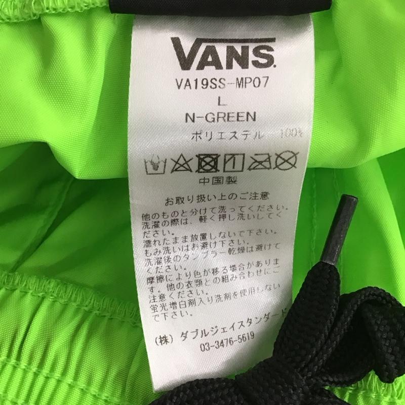 バンズ VANS パンツ ショートパンツ L 無地 薄緑 / ライトグリーン / メンズ USED 古着 中古 10152232