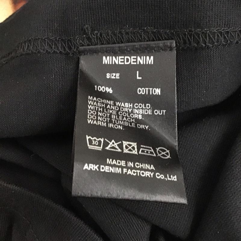 マインデニム MINEDENIM Tシャツ 半袖 SKOLOCT L 黒 / ブラック / black メンズ USED 古着 中古 10152239