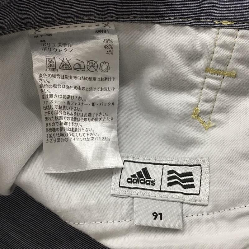 アディダス adidas パンツ チノパン チノパン ワイドパンツ カジュアルパンツ ロゴ、文字 インディゴ / インディゴ / Indigo メンズ USED 古着 中古 10152284