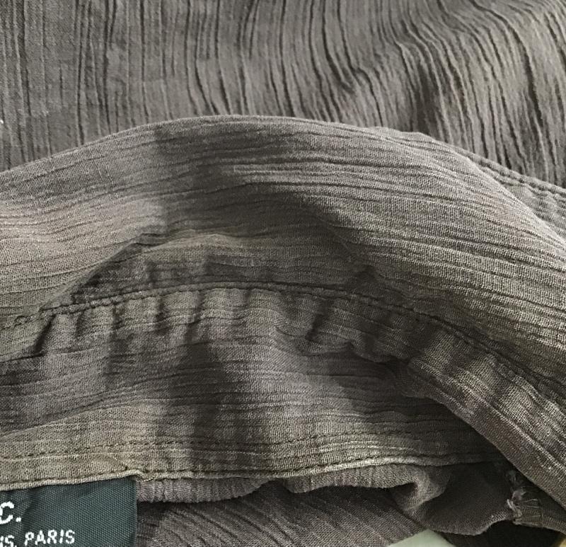 アーペーセー A.P.C. シャツ、ブラウス 長袖 長袖シャツ 無地シャツ カラーシャツ M 無地 茶 / ブラウン / brown レディース USED 古着 中古 10152318