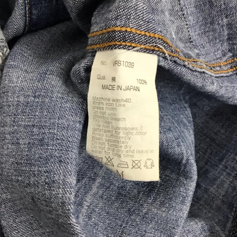 フラグメント FRAGMENT シャツ、ブラウス 長袖 長袖シャツ デニムシャツ カラーシャツ M プリント インディゴ / インディゴ / Indigo メンズ USED 古着 中古 10152386