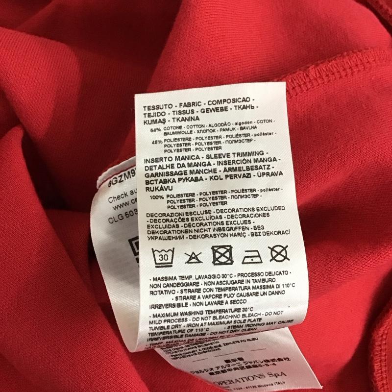 アルマーニエクスチェンジ ARMANI EXCHANGE トレーナー 長袖 長袖トレーナー スウェット クルーネック プルオーバー XL ロゴ、文字 赤 / レッド / red メンズ USED 古着 中古 10152388
