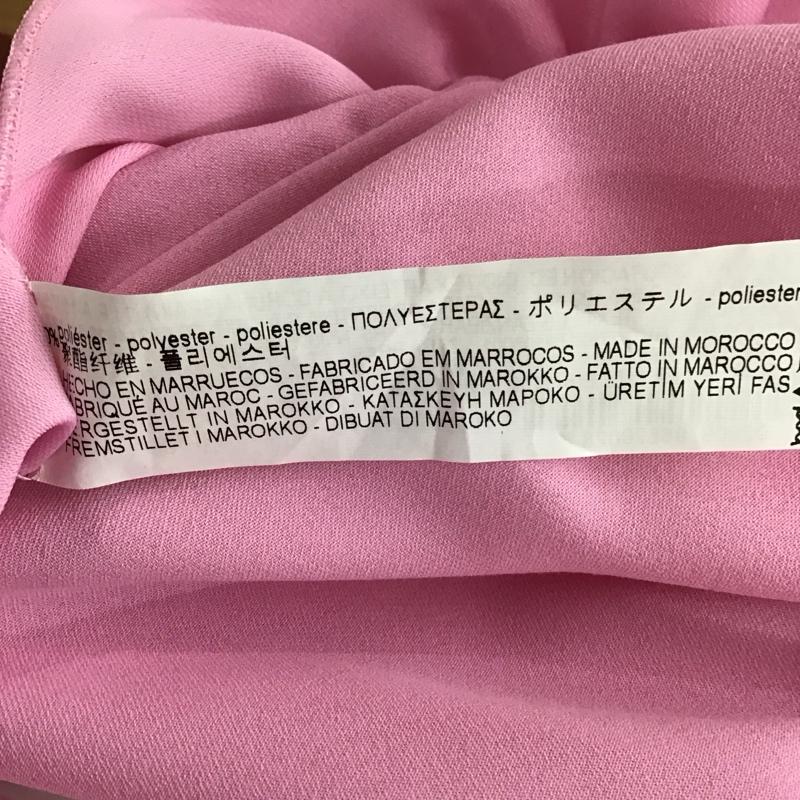 ザラベーシック ZARA BASIC カットソー 長袖 長袖カットソー 無地カットソー フレア袖 S 無地 桃 / ピンク / pink レディース USED 古着 中古 10152415