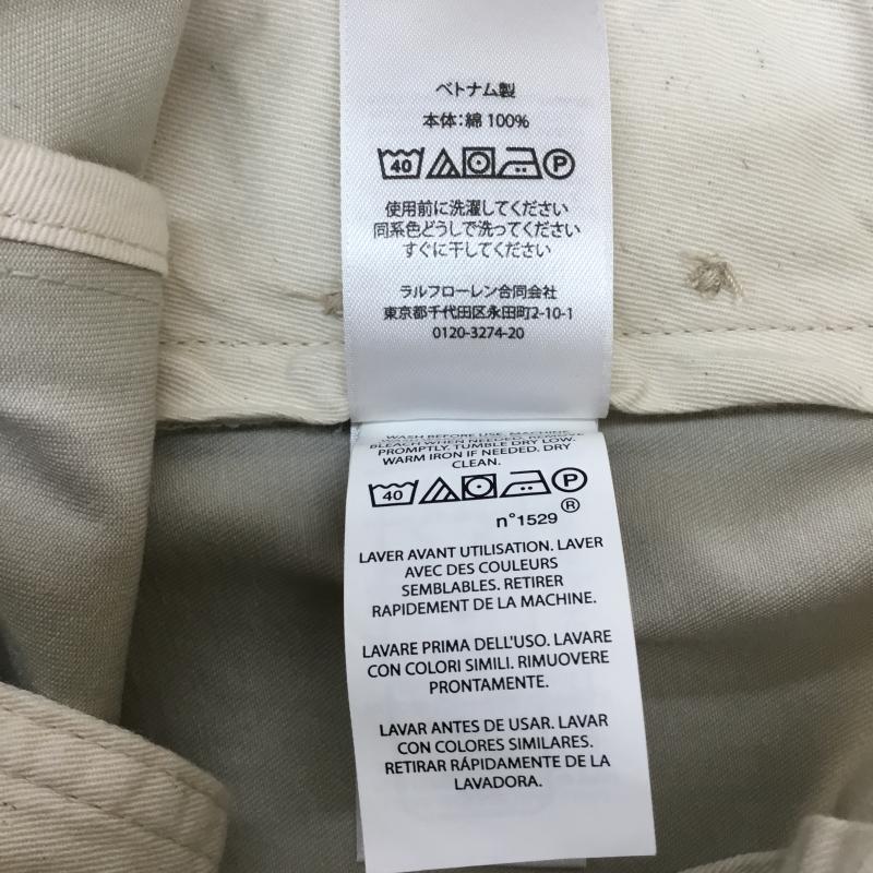 ポロラルフローレン POLO RALPH LAUREN パンツ チノパン BEAMS別注 32インチ 無地 ベージュ / ベージュ / beige X アイボリー / アイボリー / メンズ USED 古着 中古 10152454