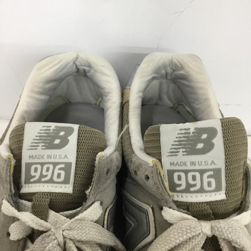 ニューバランス New Balance スニーカー スニーカー M996 USA製 27cm 27.0cm ロゴ、文字 灰 / グレー / gray メンズ USED 古着 中古 10152527