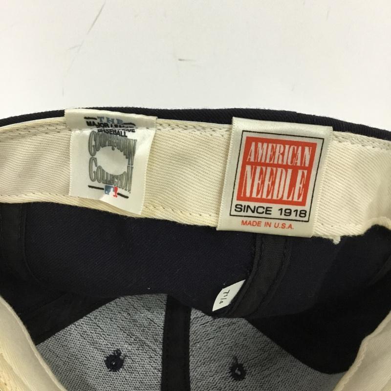 アメリカンニードル AMERICANNEEDLE 帽子 キャップ ロゴ、文字 紺 / ネイビー / navy メンズ USED 古着 中古 10152541
