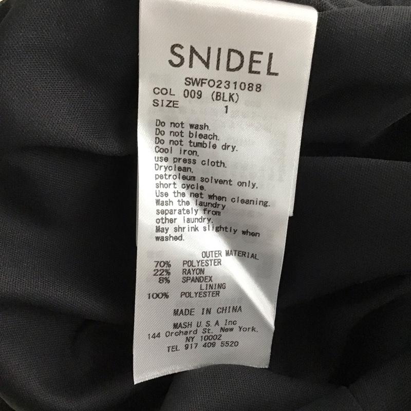 スナイデル SNIDEL セットアップ セットアップ ベスト ショートパンツ 2点セット 1 無地 黒 / ブラック / black レディース USED 古着 中古 10152610