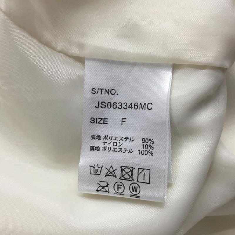 ジーナシス JEANASIS シャツ、ブラウス 長袖 JS063346MC コーデュロイショートシャツジャケット FREE 無地 アイボリー / アイボリー / レディース USED 古着 中古 10152671