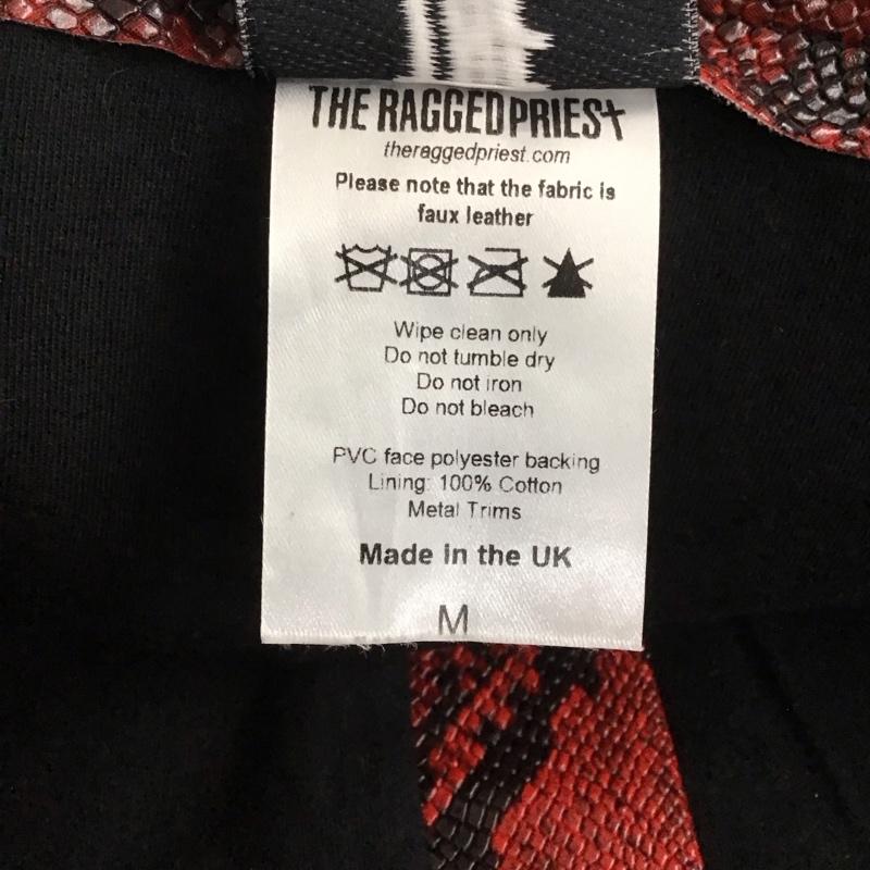 ザ・ラギド・プリースト THE RAGGED PRIEST パンツ ワークパンツ、ペインターパンツ フェイクレザーパンツ ワイドパンツ カジュアルパンツ M プリント 赤 / レッド / red レディース USED 古着 中古 10152802