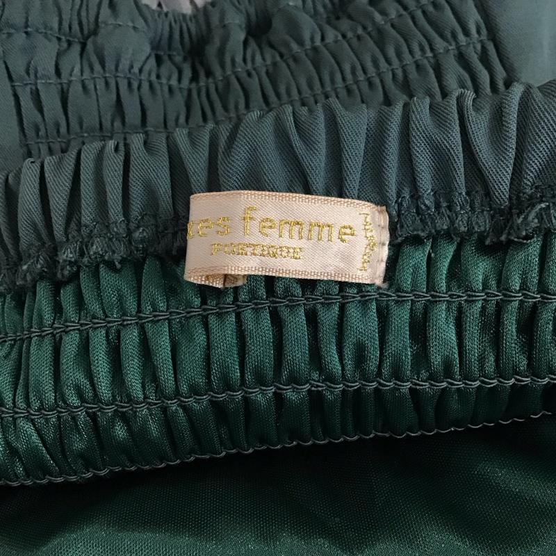 アクシーズファム axes femme ワンピース ロングスカート ノースリーブロングワンピース フレアスカート M 刺繍 緑 / グリーン / green レディース USED 古着 中古 10152805
