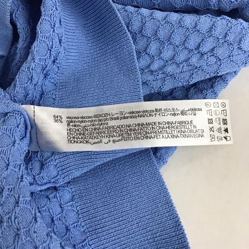 ザラ ZARA カットソー 半袖 半袖カットソー クルーネックカットソー M 青 / ブルー / blue レディース USED 古着 中古 10152809