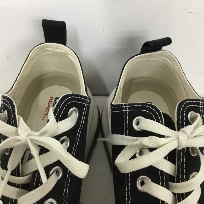 コンバース CONVERSE スニーカー スニーカー 1SD664 ローカット 厚底スニーカー 25.5cm 25.5cm ロゴ、文字 黒 / ブラック / black X 白 / ホワイト / white メンズ USED 古着 中古 10152841