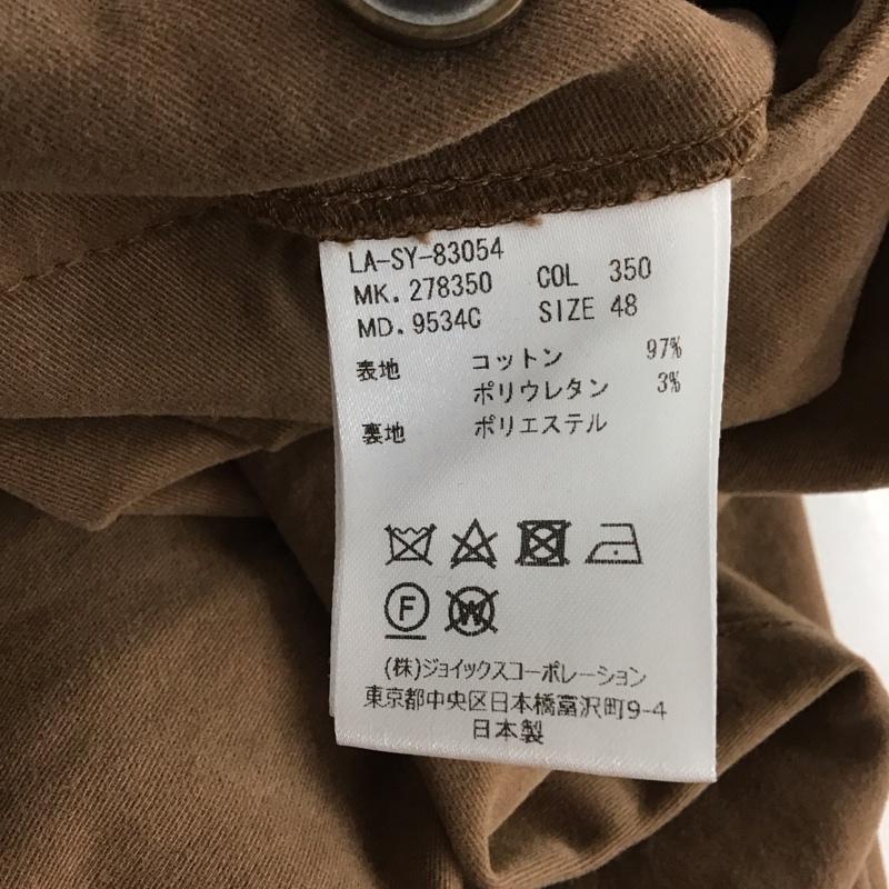ランバン LANVIN パンツ チノパン チノパン スリムパンツ カジュアルパンツ 48 無地 茶 / ブラウン / brown メンズ USED 古着 中古 10152907