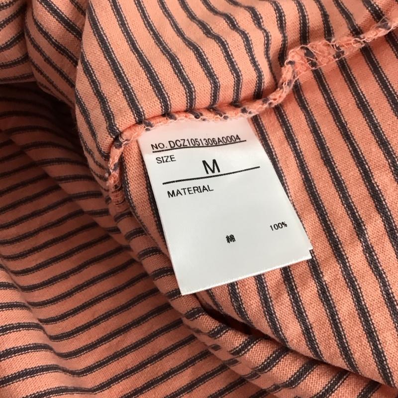 ディスコート Discoat Tシャツ 半袖 DCZ1051306A0004 ビッグ半袖T M ボーダー柄 灰 / グレー / gray X 桃 / ピンク / pink レディース USED 古着 中古 10152908