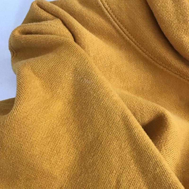 チャンピオン Champion パーカー 長袖 C8-Q101 リバースウィーブ プルオーバー 裏起毛 S ワンポイント 橙 / オレンジ / orange レディース USED 古着 中古 10152923