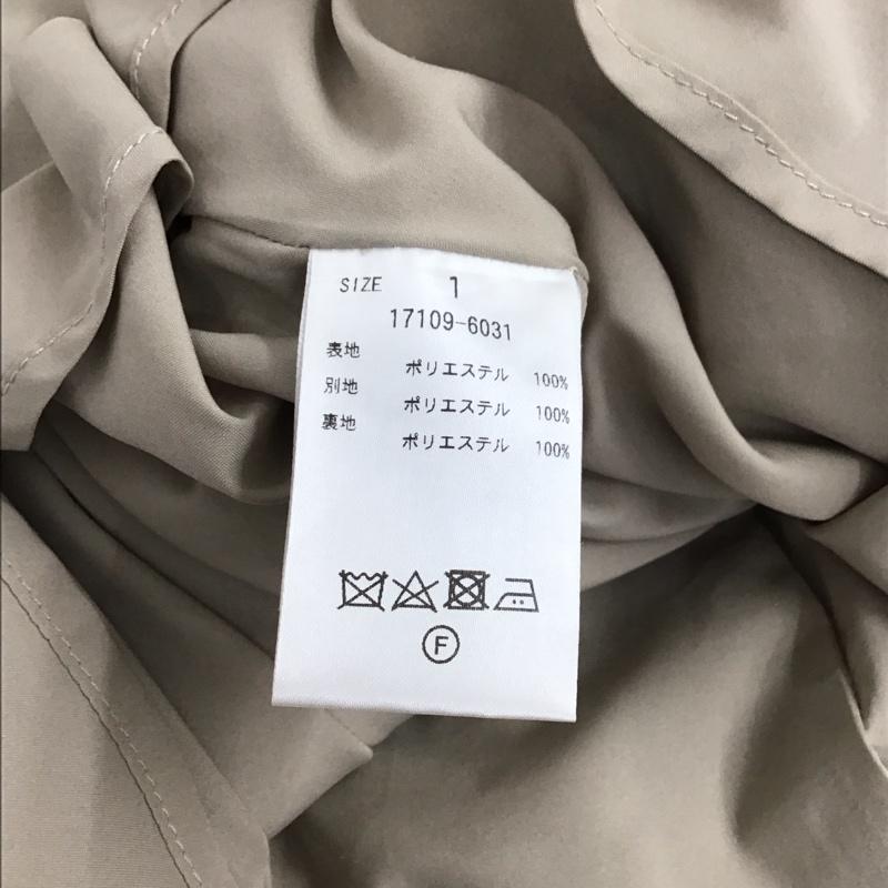 クラネ CLANE スカート ロングスカート FREE 無地 X 総柄 ベージュ / ベージュ / beige レディース USED 古着 中古 10153048