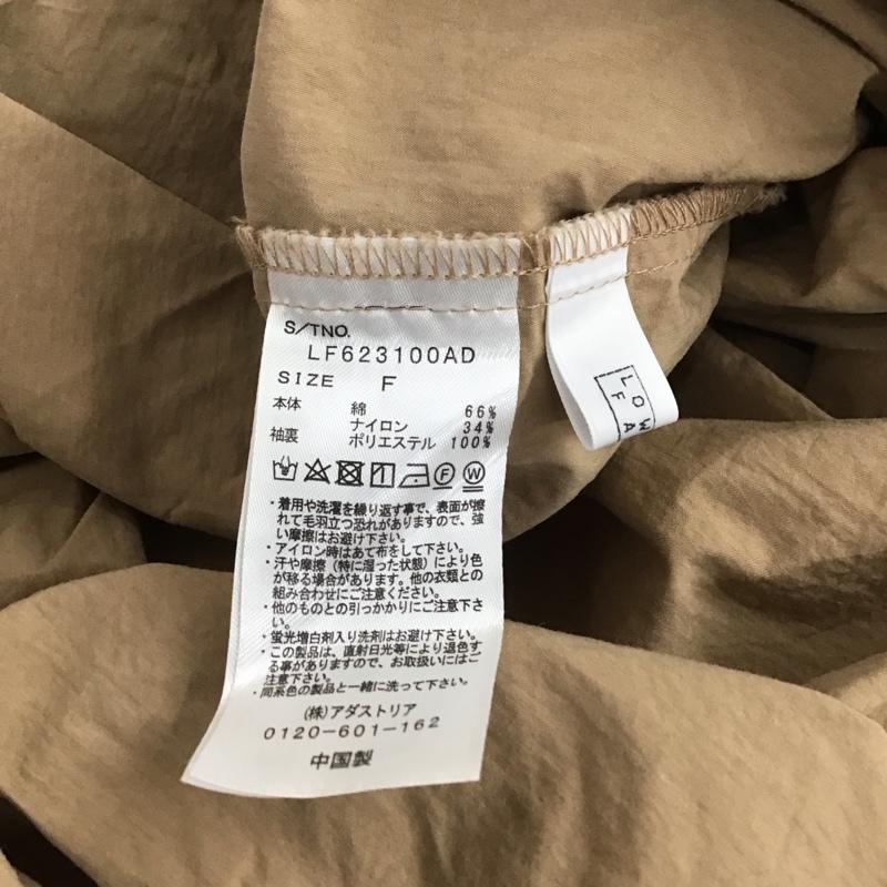 ローリーズファーム LOWRYS FARM チュニック 半袖 FREE 無地 茶 / ブラウン / brown レディース USED 古着 中古 10153055