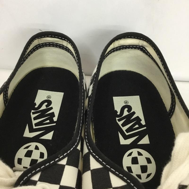 バンズ VANS スニーカー スニーカー 507452 28cm ローカット 28.0cm チェック 白 / ホワイト / white X 黒 / ブラック / black メンズ USED 古着 中古 10153082