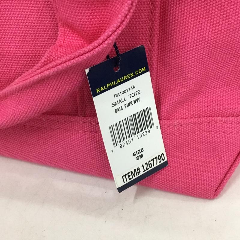 ポロラルフローレン POLO RALPH LAUREN ハンドバッグ ハンドバッグ ミニトートバッグ ワンポイント 桃 / ピンク / pink レディース USED 古着 中古 10153099