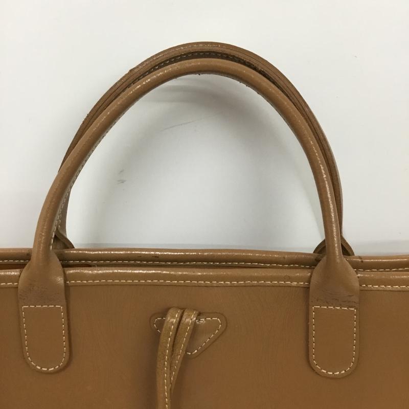 ロンシャン LONGCHAMP トートバッグ トートバッグ ロゾ ワンポイント 茶 / ブラウン / brown レディース USED 古着 中古 10153104