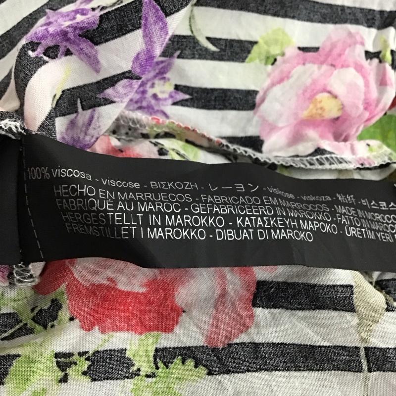 ザラウーマン ZARA WOMAN ワンピース ロングスカート M ストライプ X 花柄 マルチカラー / マルチカラー / multicolor レディース USED 古着 中古 10153124