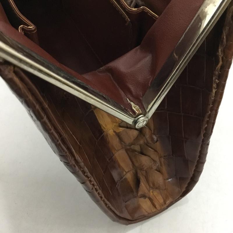 古着 USED ハンドバッグ ハンドバッグ 茶 / ブラウン / brown レディース USED 古着 中古 10153176