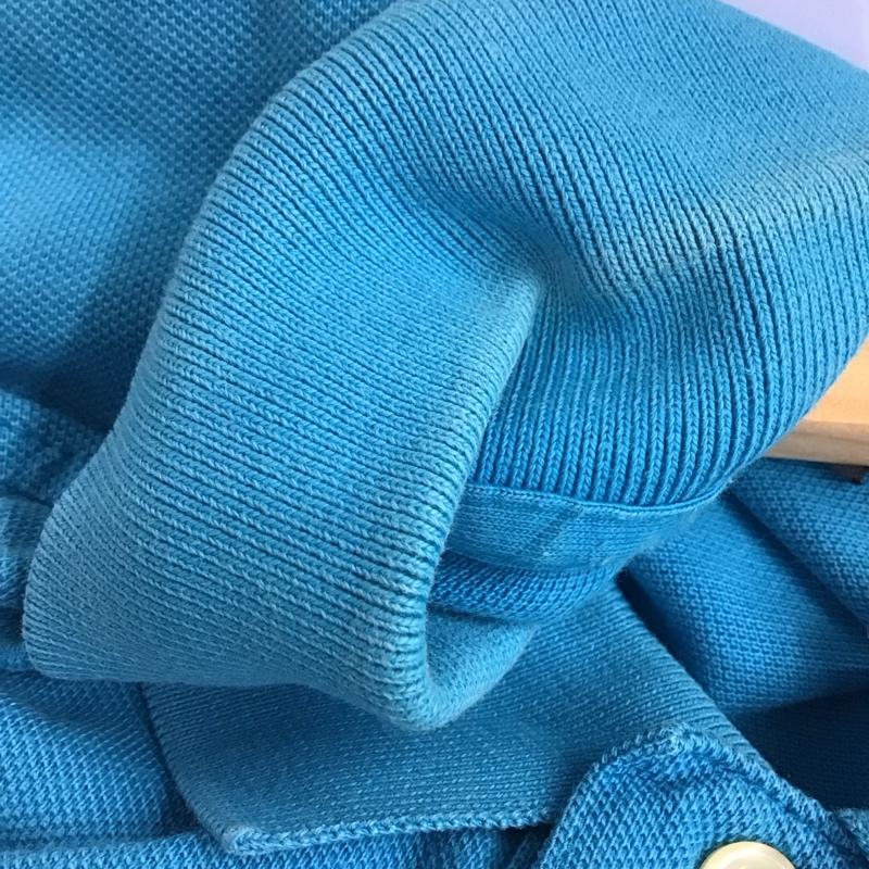ポロバイラルフローレン Polo by RALPH LAUREN ポロシャツ 半袖 半袖ポロシャツ カラーシャツ 半袖カットソー L ロゴ、文字 青 / ブルー / blue メンズ USED 古着 中古 10153214